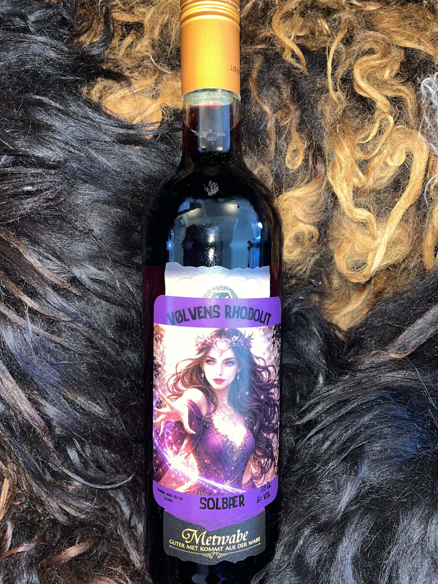 Vølvens Rhodolit (Solbær) - Billede 2